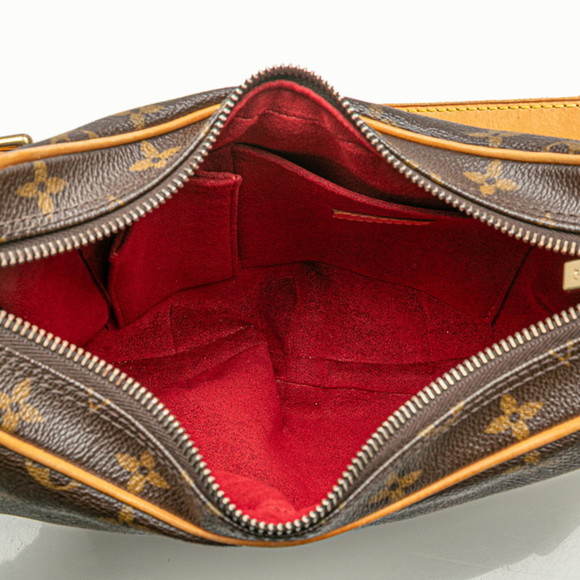 LOUIS VUITTON Brown Monogram Leather Shoulder Bag - Picture 7 of 12